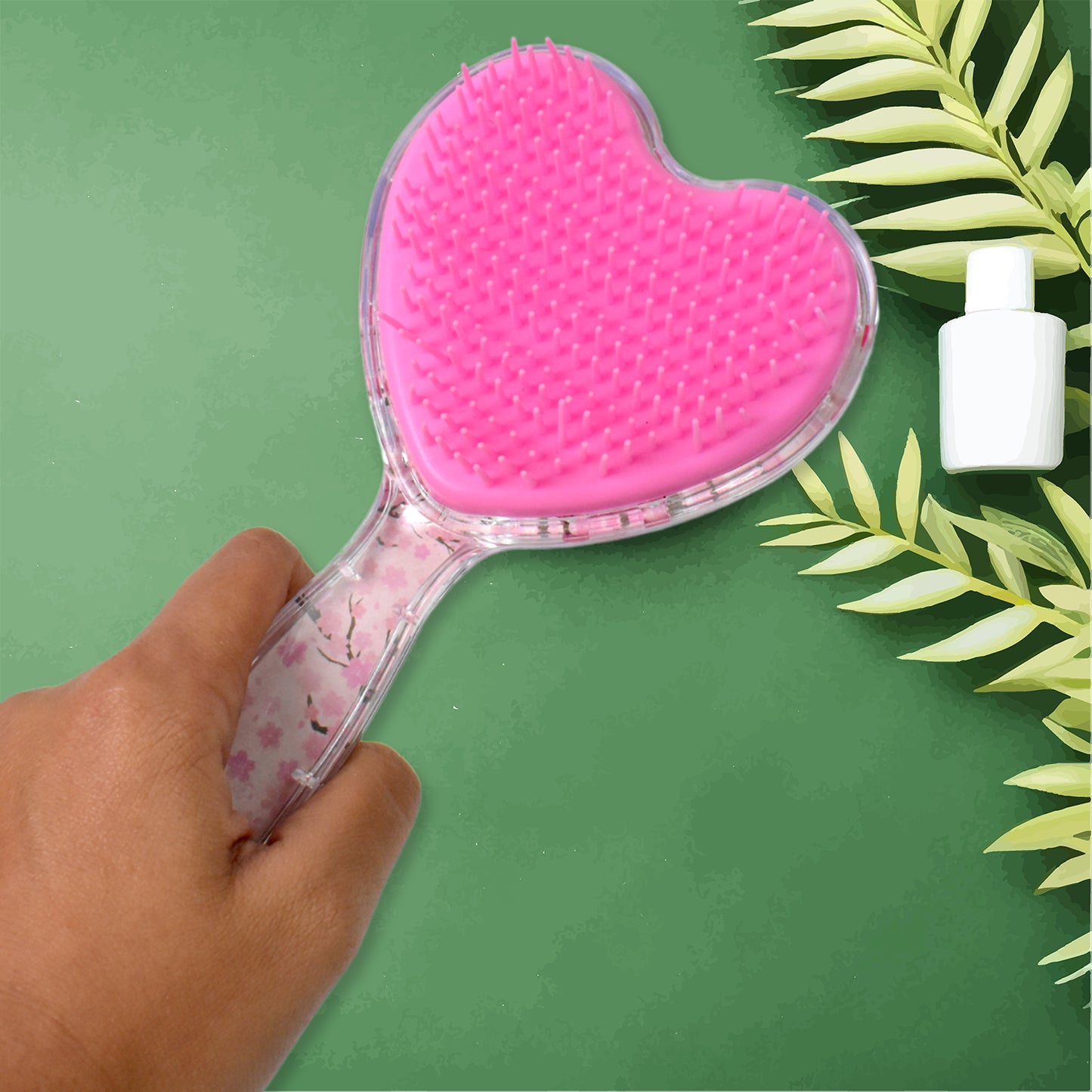 Heart Shape Hair Brush Massage Shower Comb (1 Pc) - Happy Price - Image 3