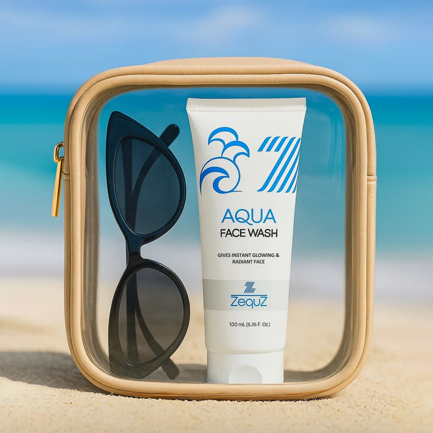 Zequz Aqua Face Wash - 100ml Gentle Hydrating Daily Cleanser - Happy Price - Image 3