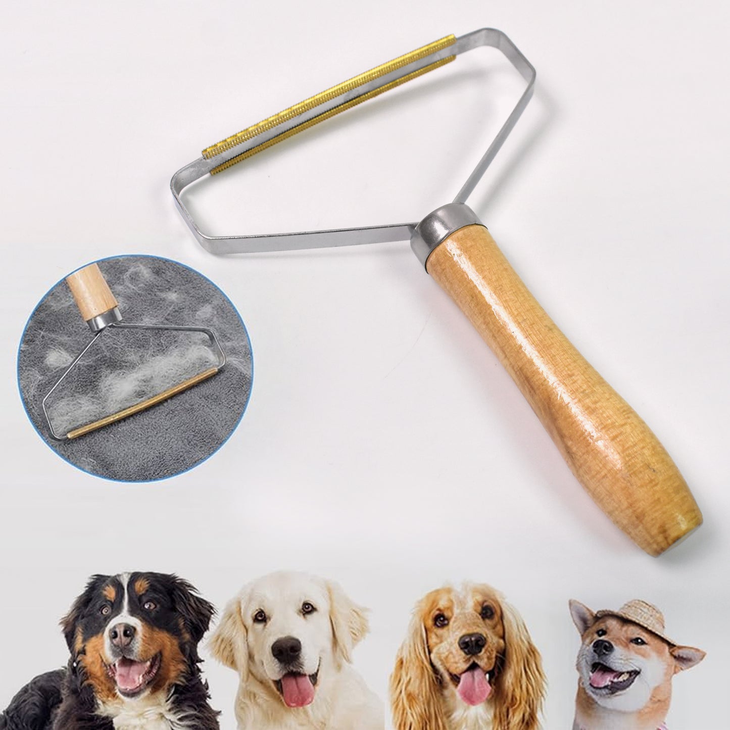 Portable Double Sided Lint & Fuzz Remover Tool (1 Pc) - Happy Price - Image 2