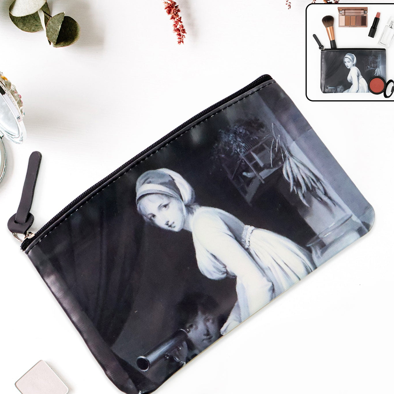 Stylish Multipurpose Makeup Stationery Bag (19x12cm 1pc) - Happy Price - Image 1