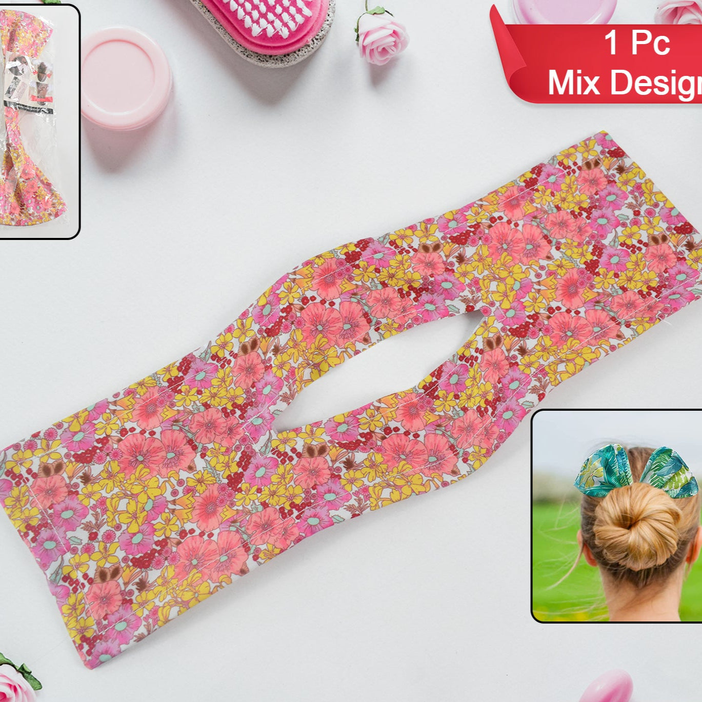 Fashion Hair Band For Women Summer-style Knotted Wire Headband 1 Pc Mix Design - Happy Price - Image 1