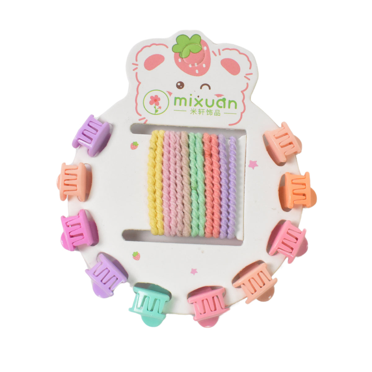 22 Pcs Girls' Hair Accessories Set - Clips & Headbands - Happy Price - Image 5