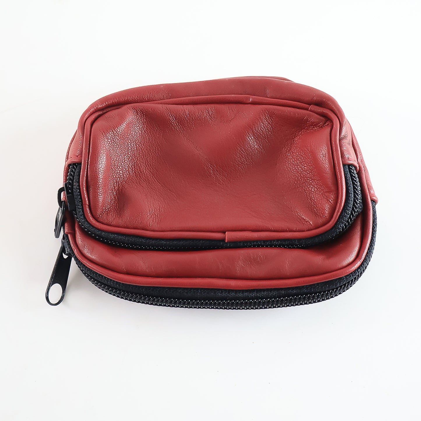 Premium Leather Zippered Card Holder Accessories Case - Happy Price - Image 2