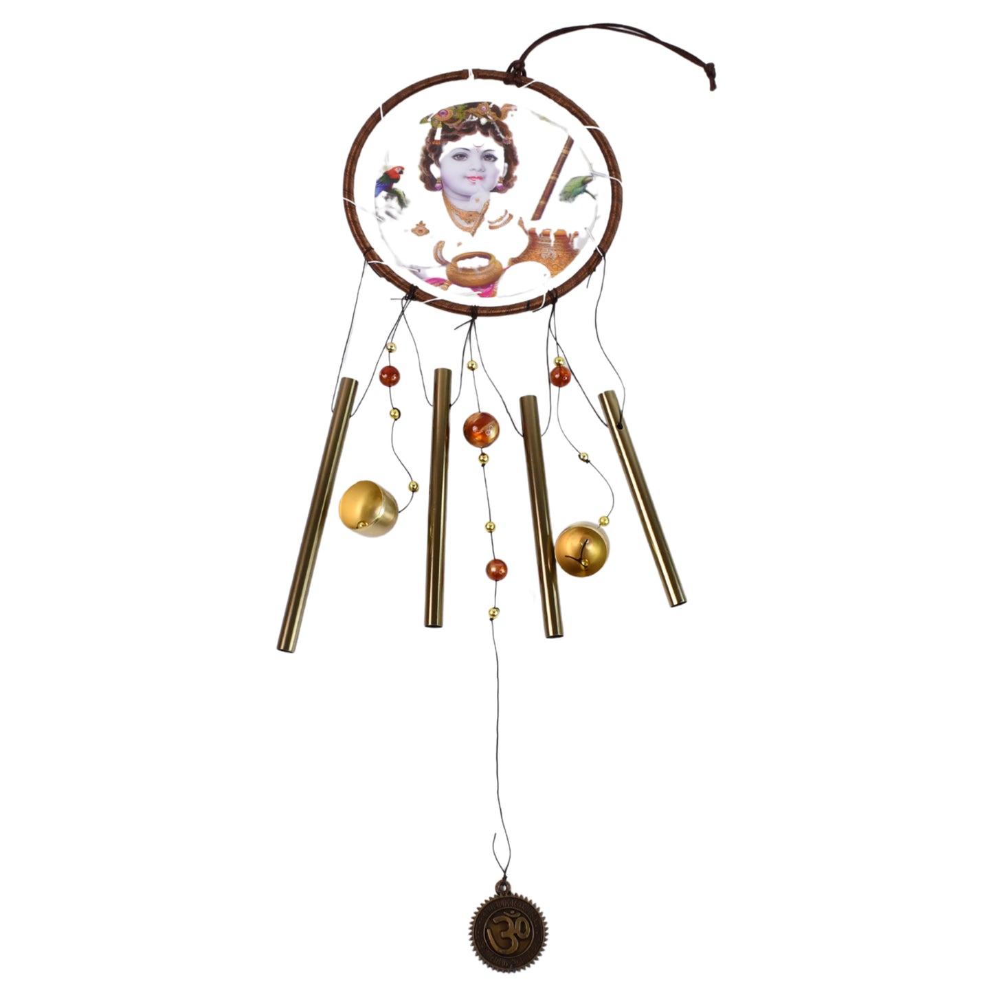 Krishna Medallion Dream Catcher Wind Chime for Home Decor - Great Price - Image 2