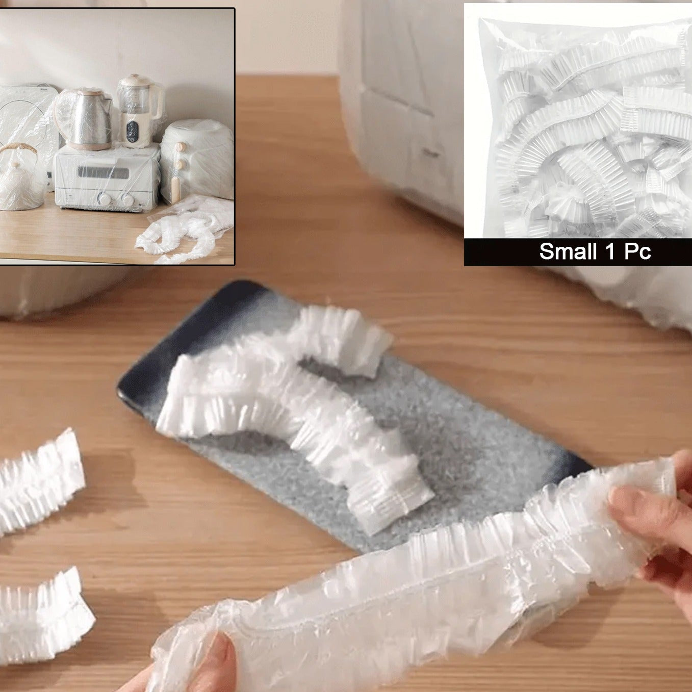 Home Thick Disposable Dust Proof Plastic Furniture Covers (1 Pc Small) - Happy Price - Image 1