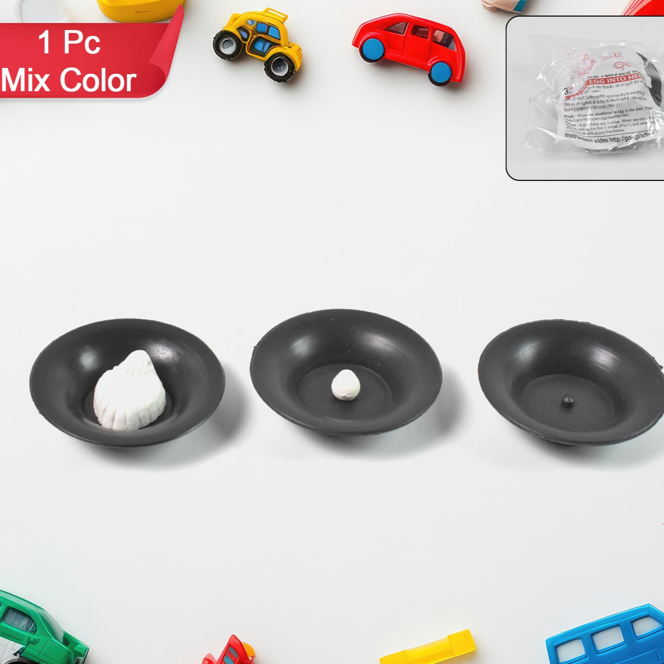 Small Magic Egg To Hen Chicken Toy (1 Pc Mix Color Design) - Happy Price - Image 1