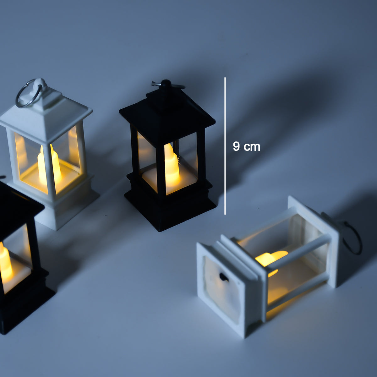 Pack of 24 Classic Style Flameless Lanterns with Battery Operated Candle Light for Home Decor - Happy Price - Image 4