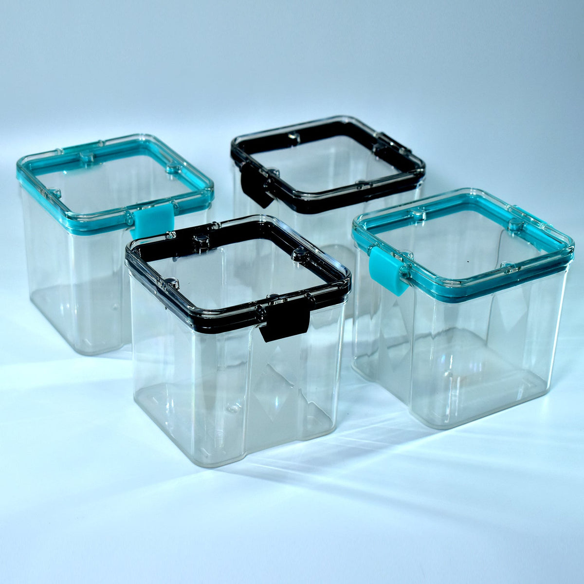 4pc Square Container 700ml Used For Storing Types Of Food Stuffs And Items. - Happy Price - Image 3