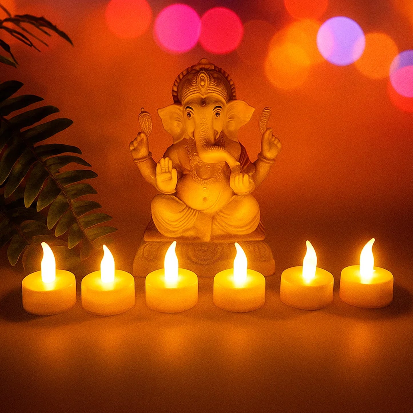 6 Piece LED Flameless Candle Set with Remote - Warm Flickering Glow - Happy Price - Image 5