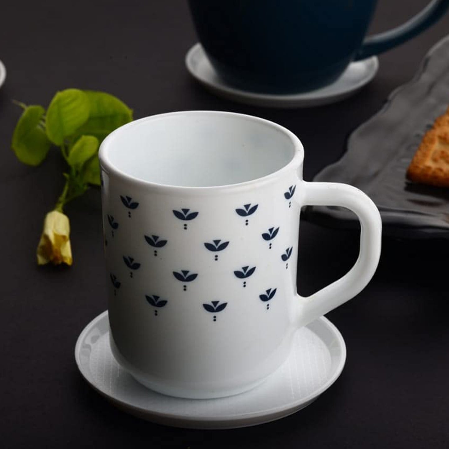 Coasters Set Of 6 Plastic Coasters Spill Protection For Table Desk Durable And Non Slip Plastic Coaster Fit Common Size Drinking Glass Coffee Cup Tea Cup Mug - Happy Price - Image 7