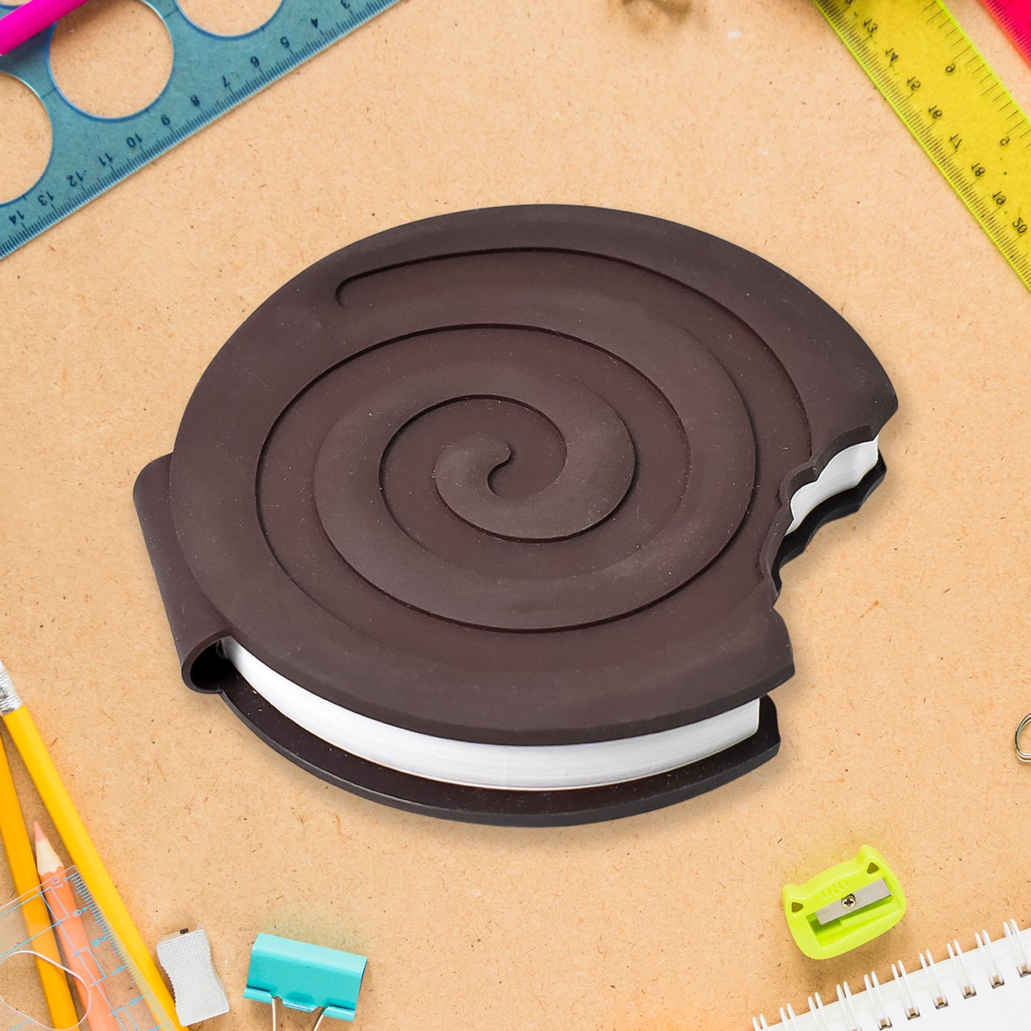 Round Chocolate Diary Notebooks Original Smell Writing Practice Book ( 1pc Book) - Happy Price - Image 2