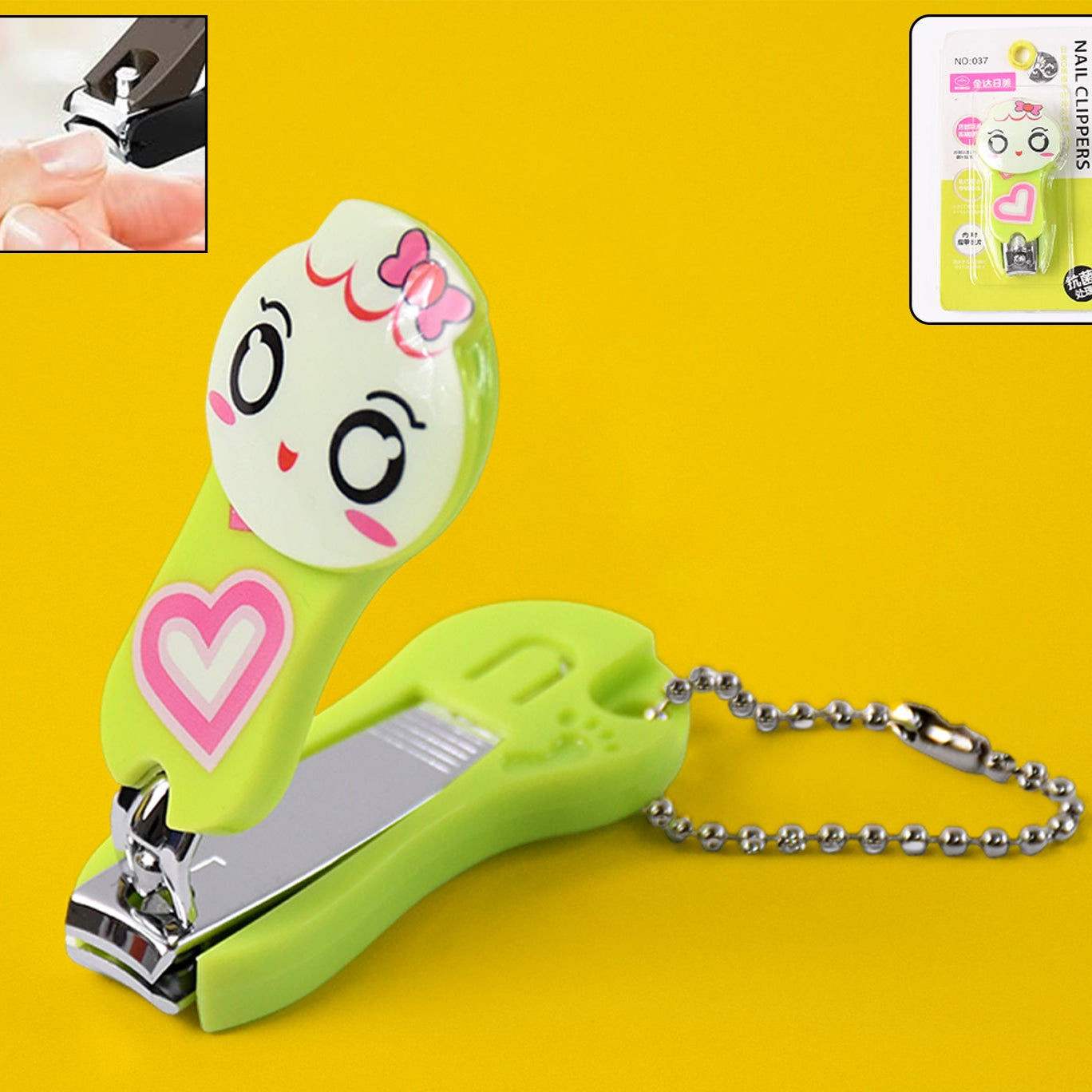 Cute Cartoon Nail Clipper Cutter Lovely Cat Bear Frog Small (1 Pc) - Happy Price - Image 1