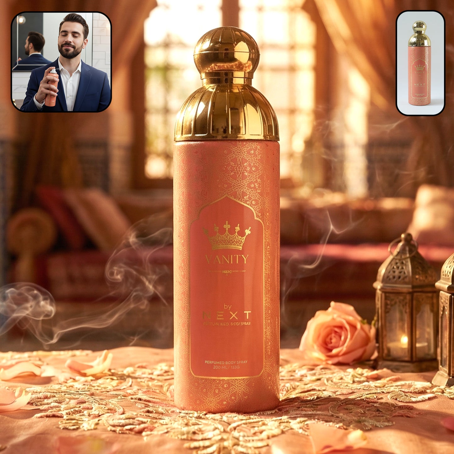 Next Vanity Premium Perfumed Body Spray 200 ML - Long Lasting Refreshing Fragrance - Great Price - Image 2