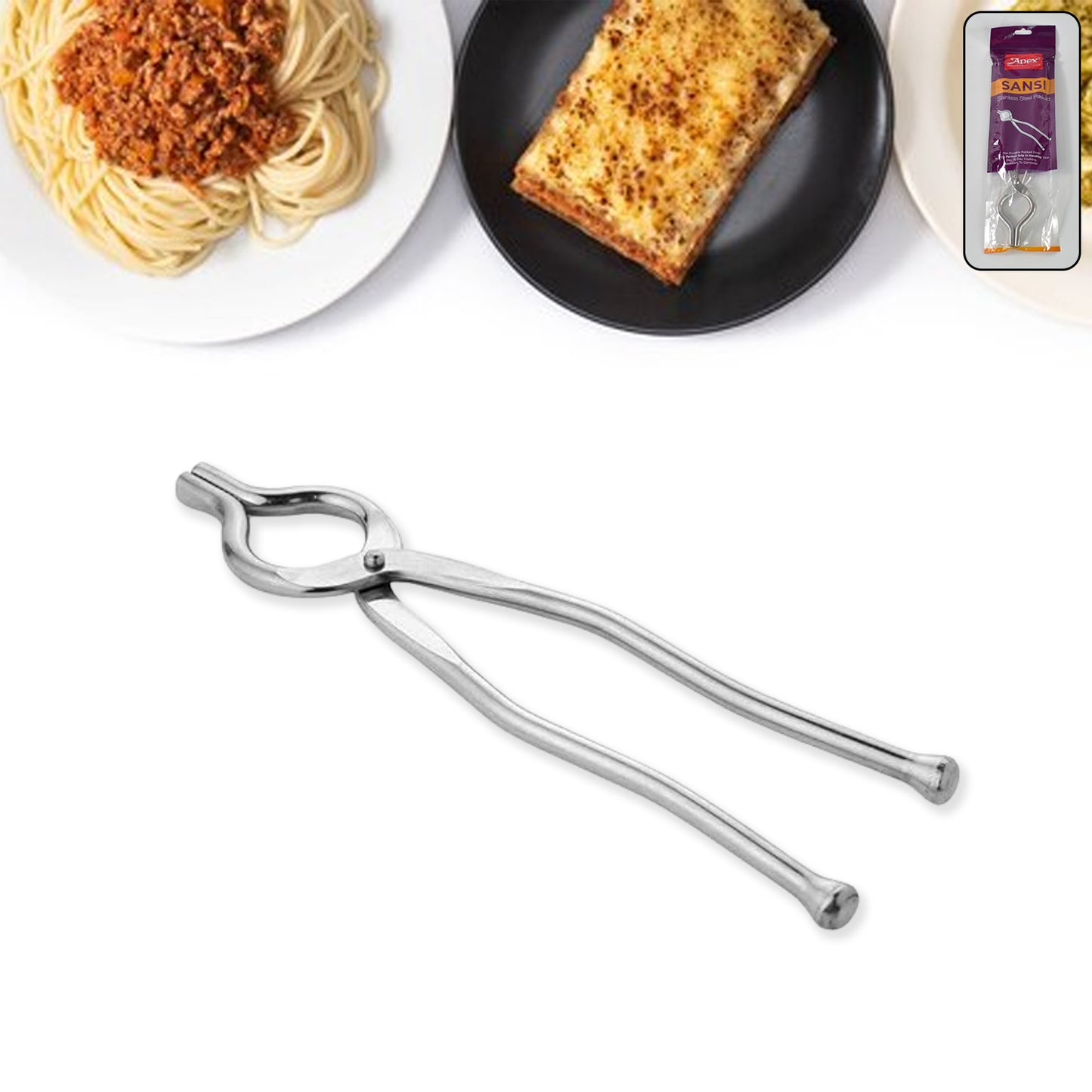 Apex Full Round Sansi Heavy-duty Stainless Steel Pakkad Strong Grip (1 Pc) - Happy Price - Image 2