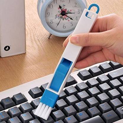 2 In 1 Multi-function Plastic Window Slot Keyboard Wardrobe Dust Removal Cleaning Brush - Happy Price - Image 3