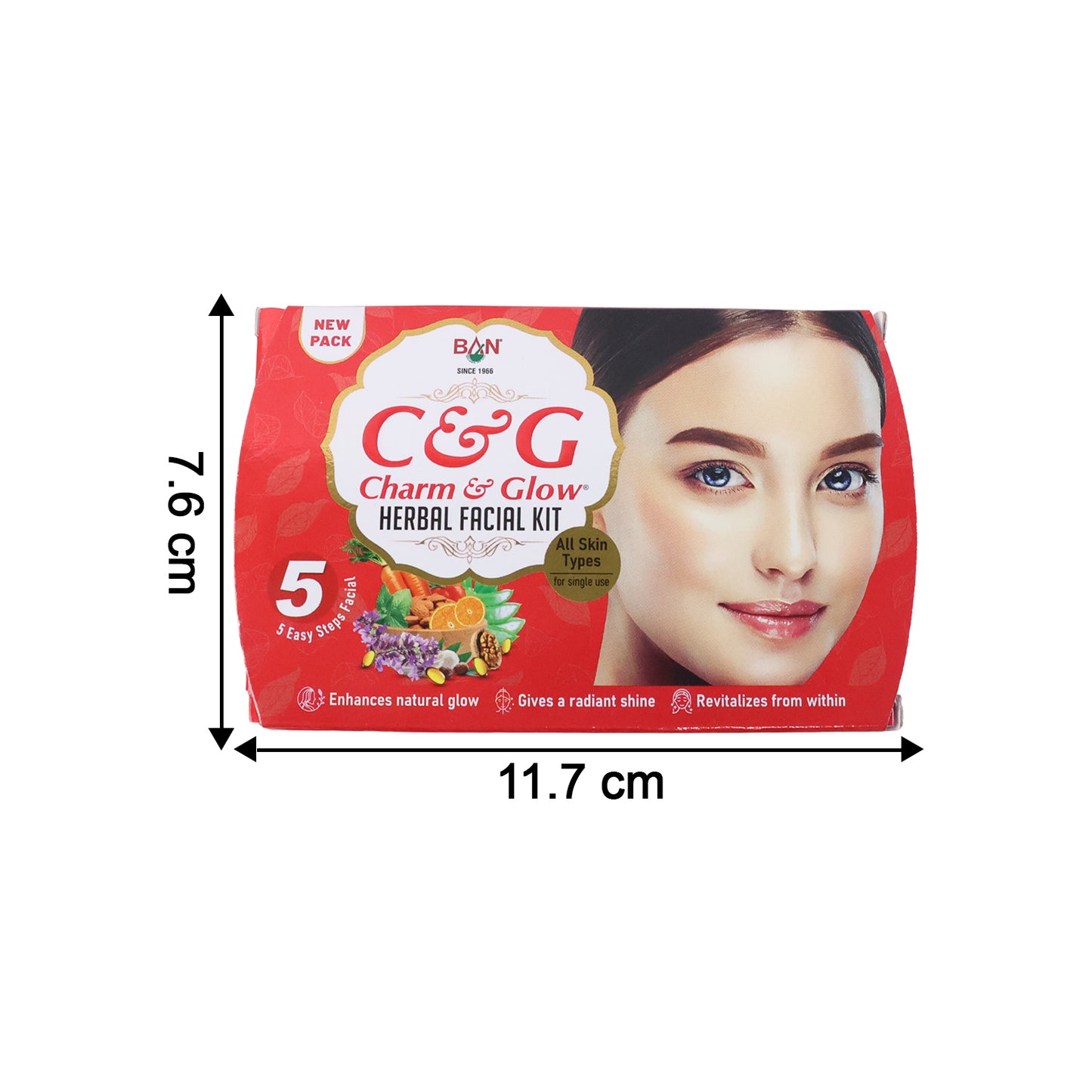 Herbal 5-Step Facial Kit for Complete Skin Rejuvenation (1 Pc) - Happy Price - Image 5