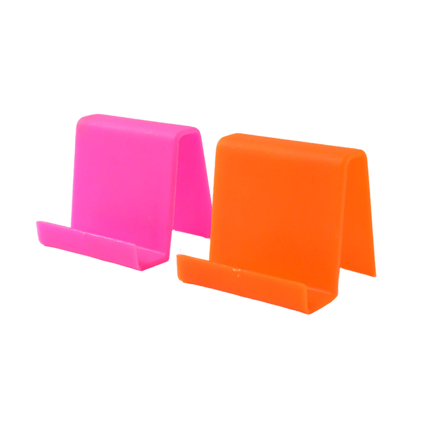 Durable Plastic Mobile Phone Stand With Angled Support (2 Pc Mix Color) - Happy Price - Image 4