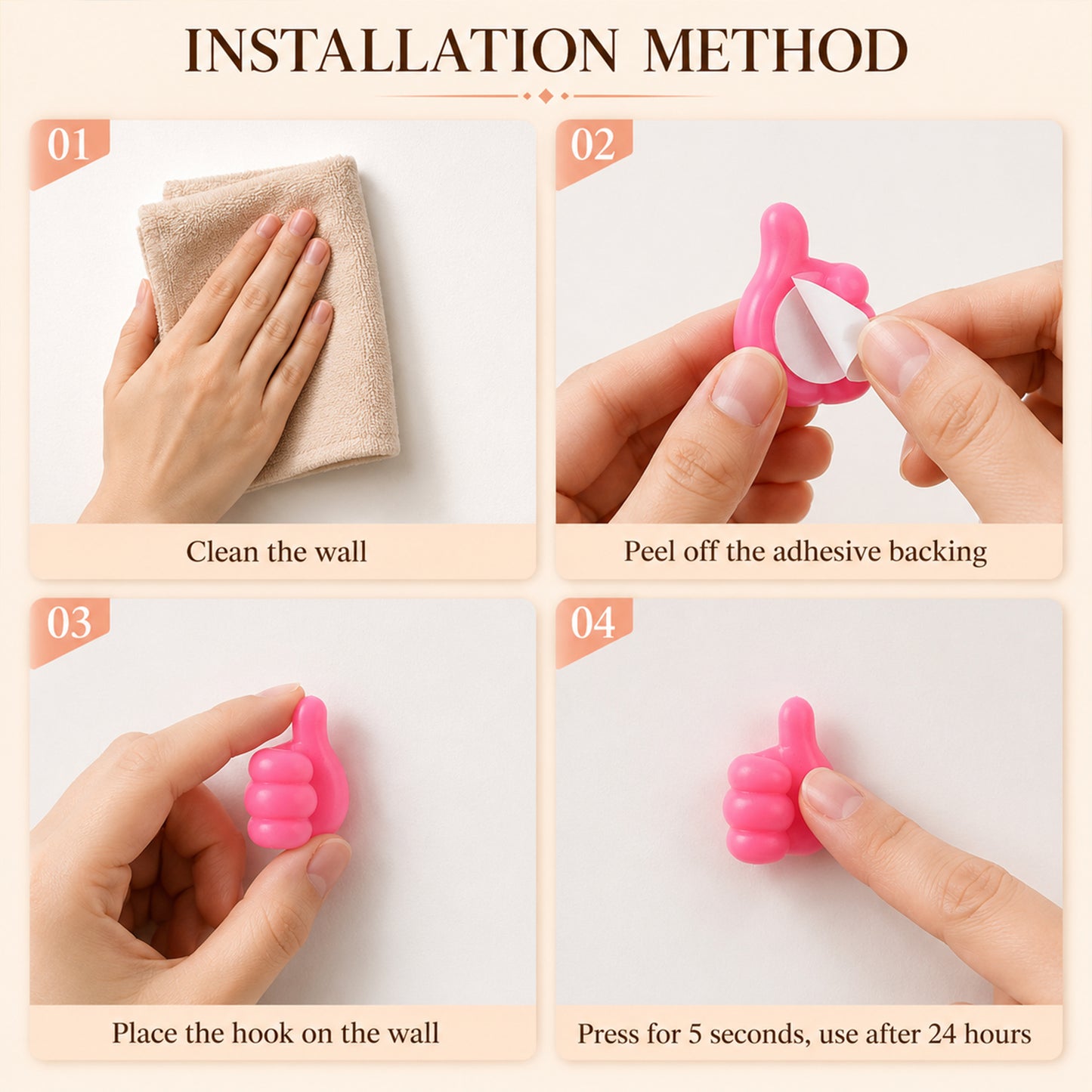 Self-Adhesive Thumb Cable Holder - 1 Pc - Happy Price - Image 5