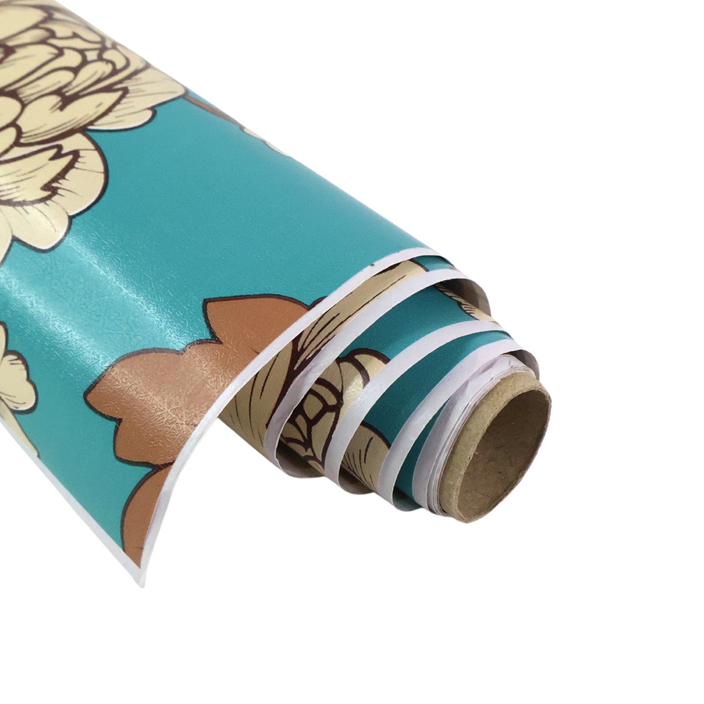 Floral Pattern Self-Adhesive Wallpaper Roll - 45 cm x 1 Meter (1 Pc) - Happy Price - Image 2