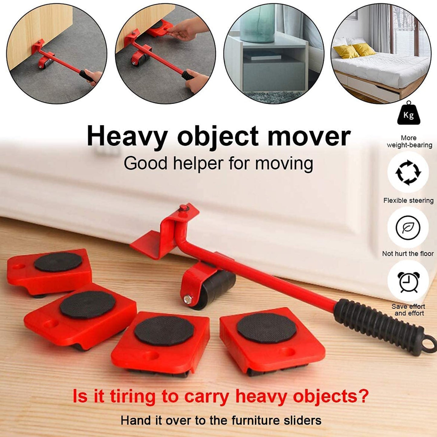 Heavy Furniture Lifter And Furniture Shifting Tool - Happy Price - Image 3