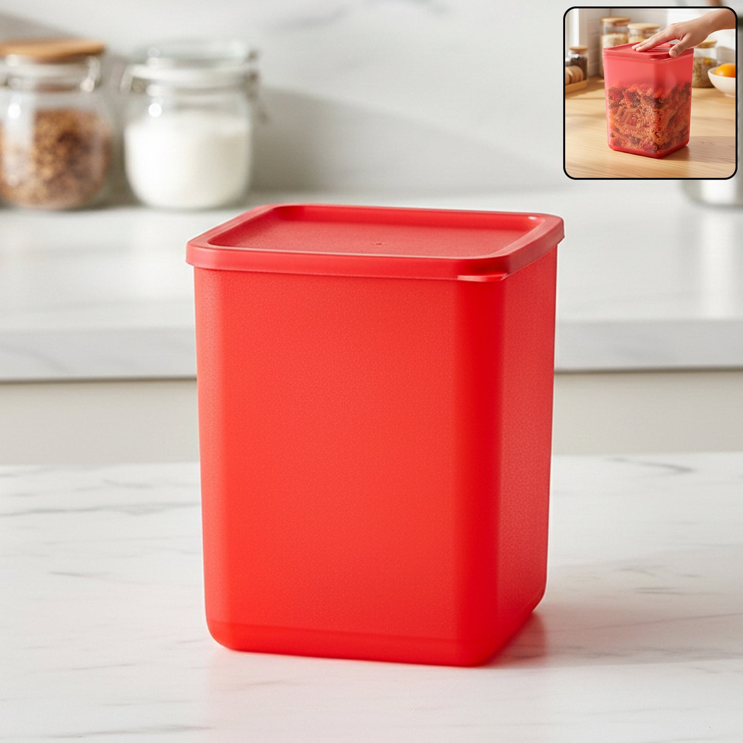 2000 ml Matt Finish Storage Container for Kitchen & Home Organization - Happy Price - Image 2