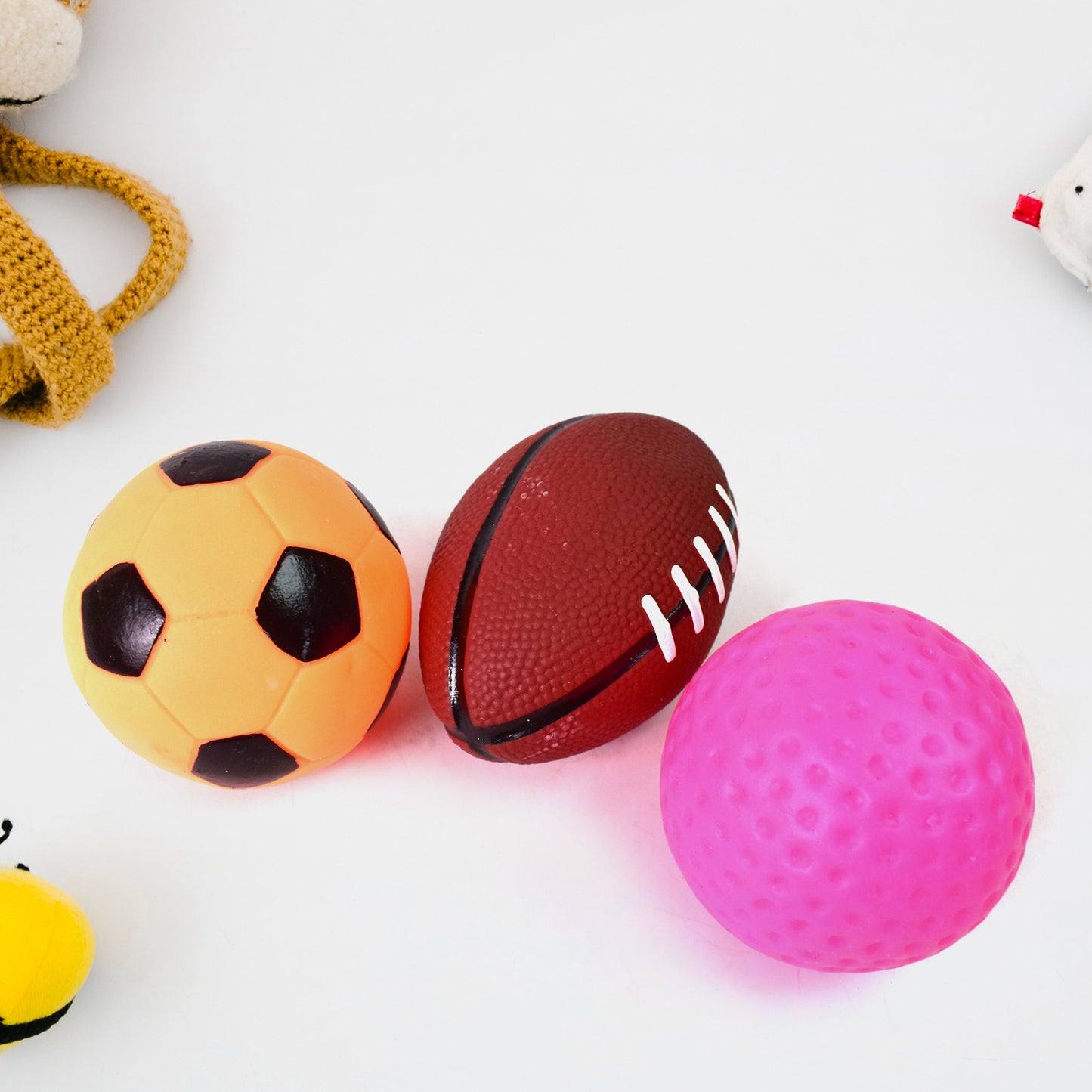Sports Squeeze Ball Toy Set Of 3 Soft Balls For Kidstoy For Kids - Happy Price - Image 2