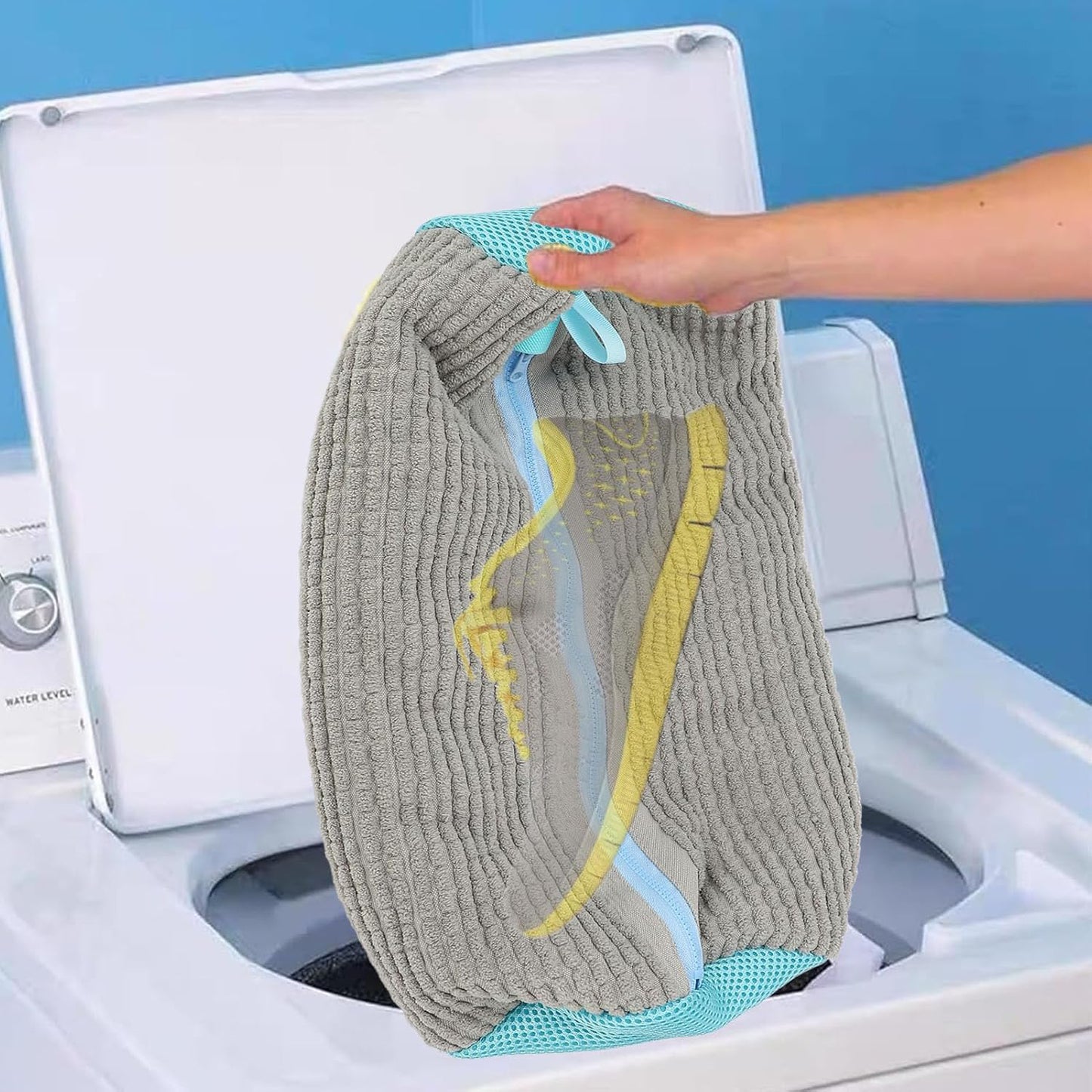 Heavy-duty Reusable Shoe Washing Bag For Washing Machine (1 Pc) - Happy Price - Image 4