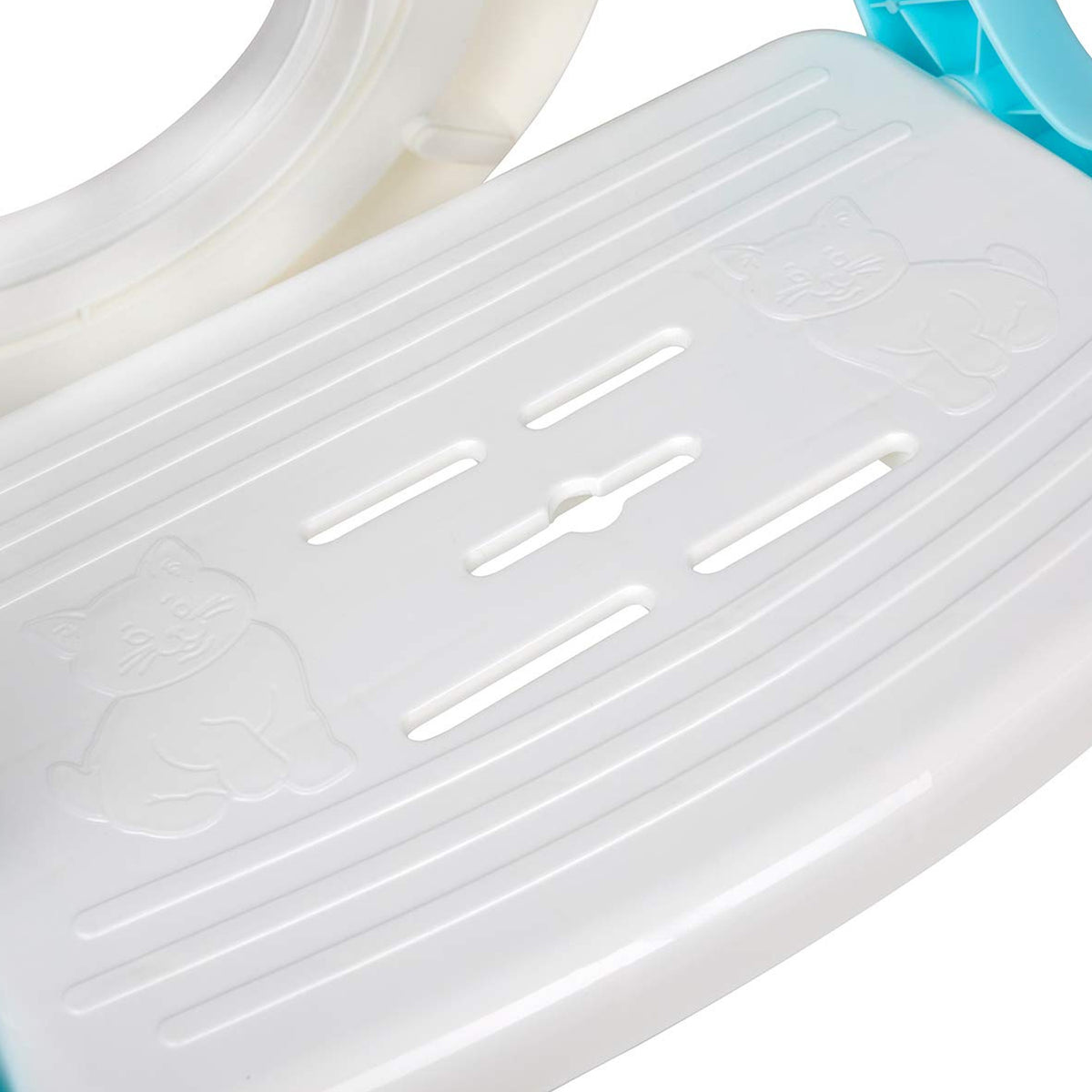 2 In 1 Potty Training Toilet Seat With Step Stool Ladder For Boy And Girl Baby Toddler Kid Childrens Toilet Training Seat Chair With Soft Padded Seat And Sturdy Non-slip Wide Step Make Potty Easier For Your Kids (Multi-color) - Happy Price - Image 7