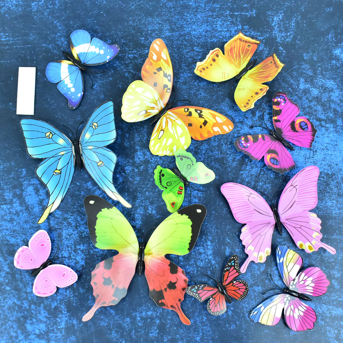 Decorative Colorful Butterfly Wall Stickers (12 Pc Set) - Happy Price - Image 6