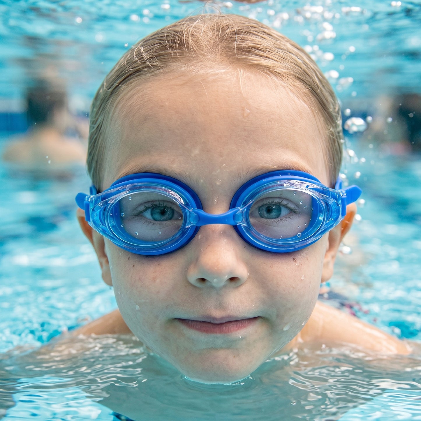 Kids Durable Swimming Goggles With Soft Cushion Seal And Adjustable Head Strap 1 Pc