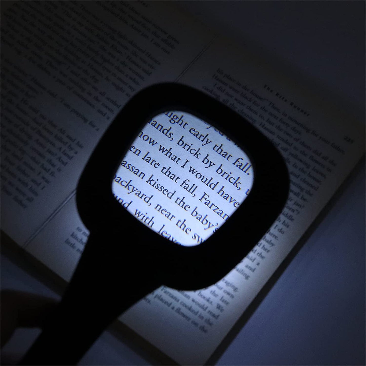 Handheld Magnifying Glass 6 Led Illuminated Lighted Magnifier For Seniors Reading Soldering Inspection Coins Jewelry Exploring - Happy Price - Image 4