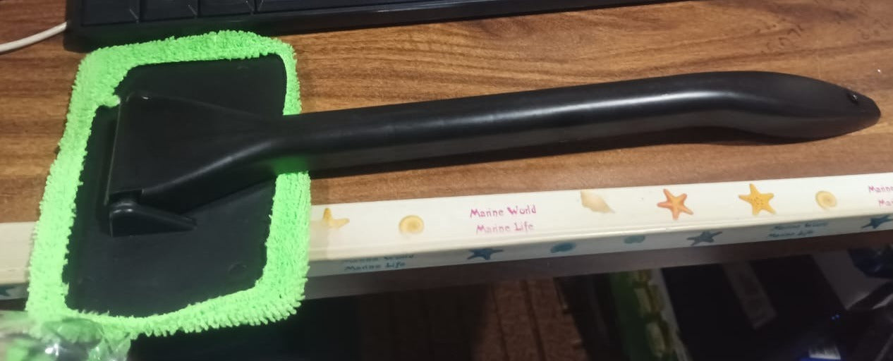 Windshield Clean Car Glass Cleaner Wiper With Microfiber Cloth (1 Pc 38 Cm Long) - Happy Price - Image 7