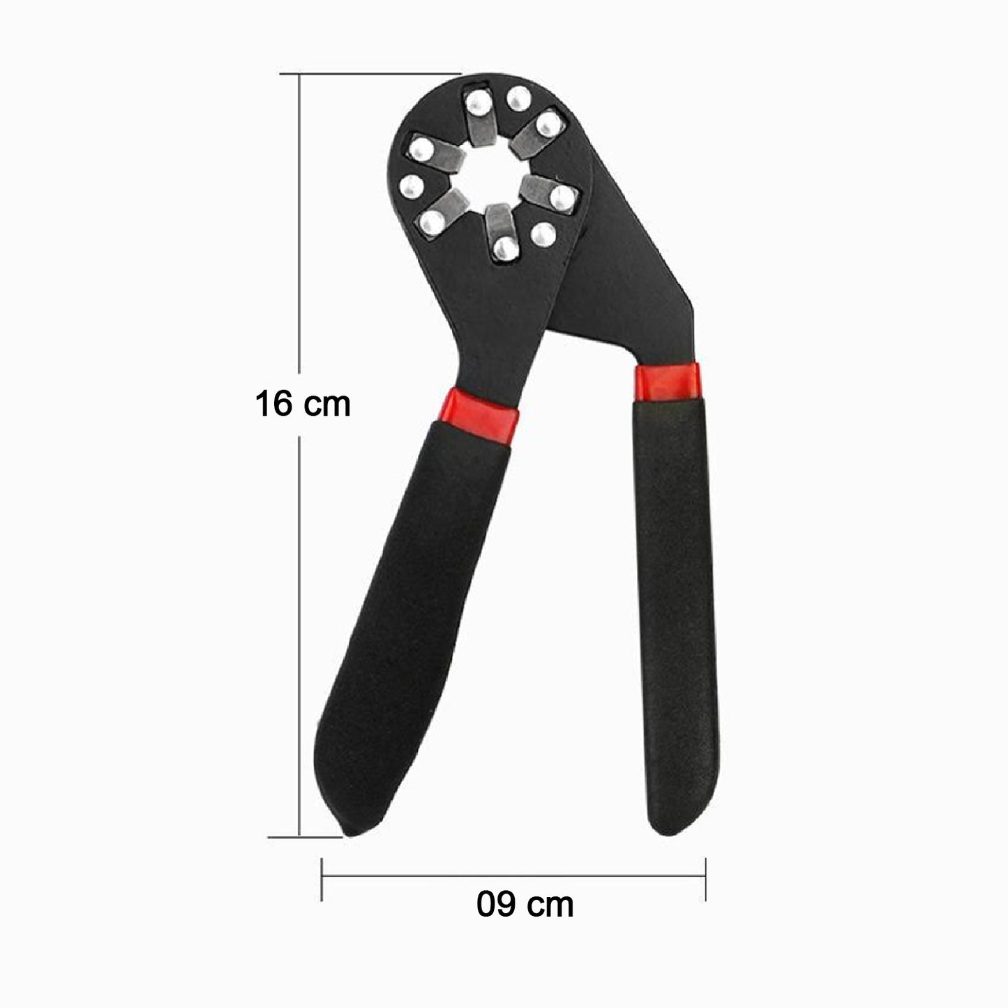 Multi-function Hexagon Universal Wrench Adjustable Bionic Plier Spanner Repair Hand Tool (Small) Single Sided Bionic Wrench Household Repairing Wrench Hand Tool - Happy Price - Image 4