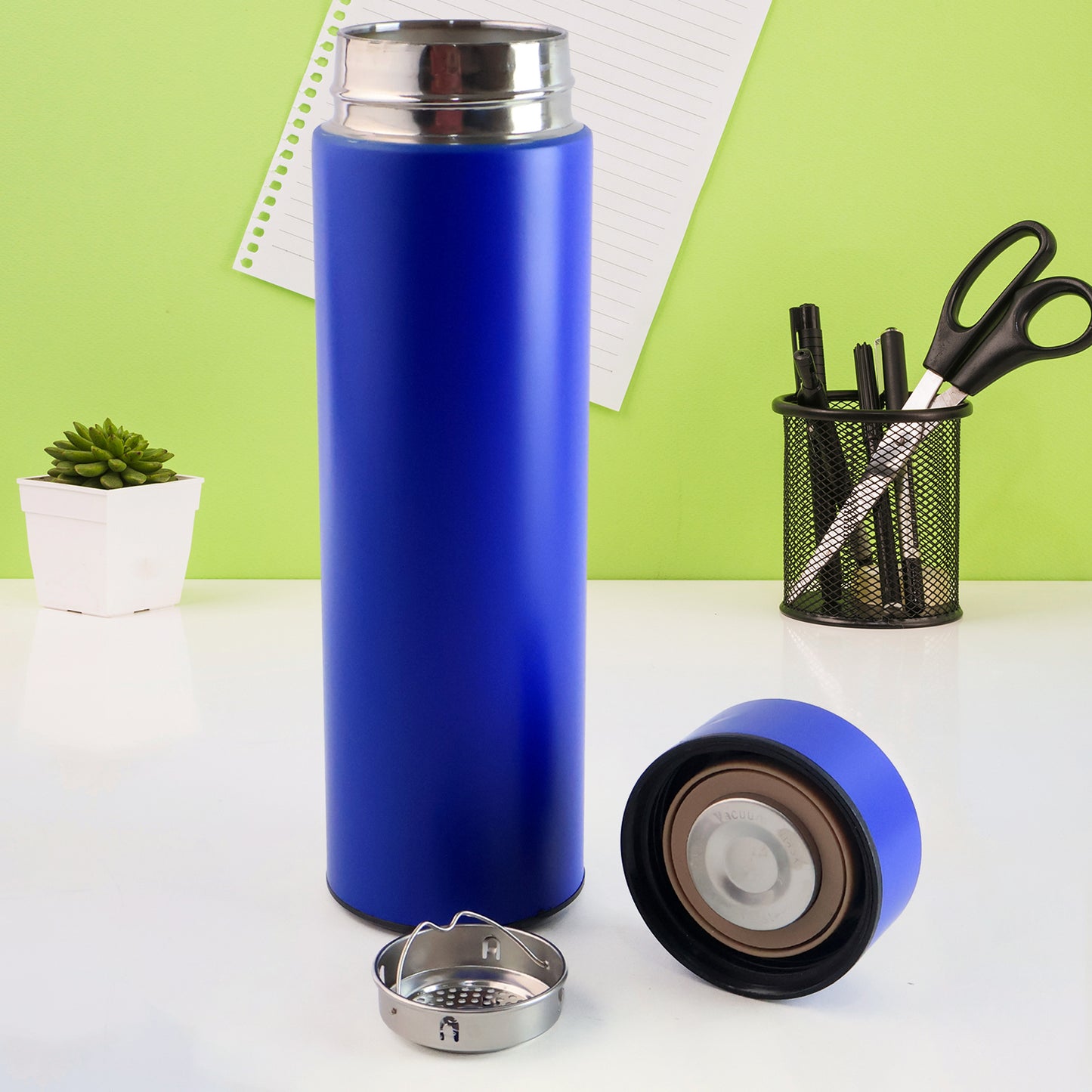 Blue Vacuum Insulated Water Bottle (1 Pc 500ml) - Happy Price - Image 3