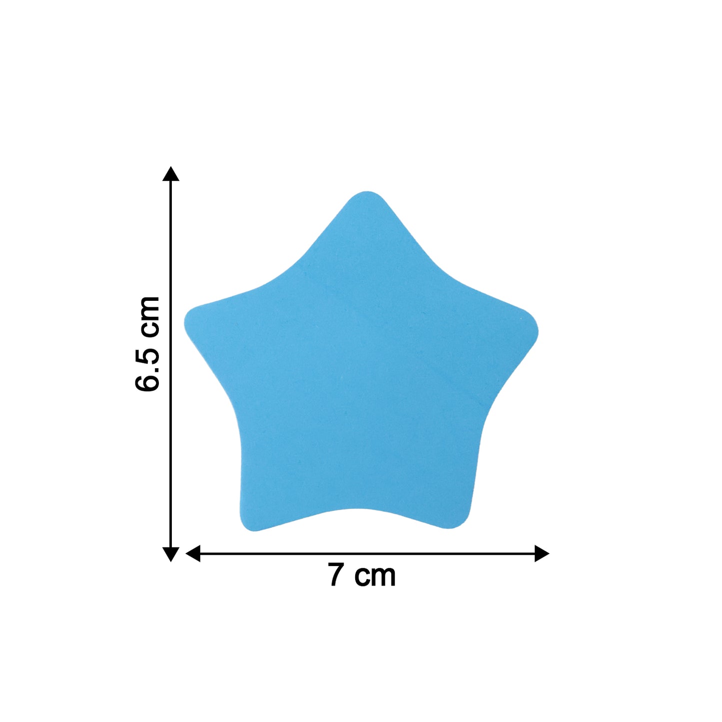 Oddy Fun Star Restick Sticky Notes 1 Pc Colorful Star-shaped Sticky Notes
