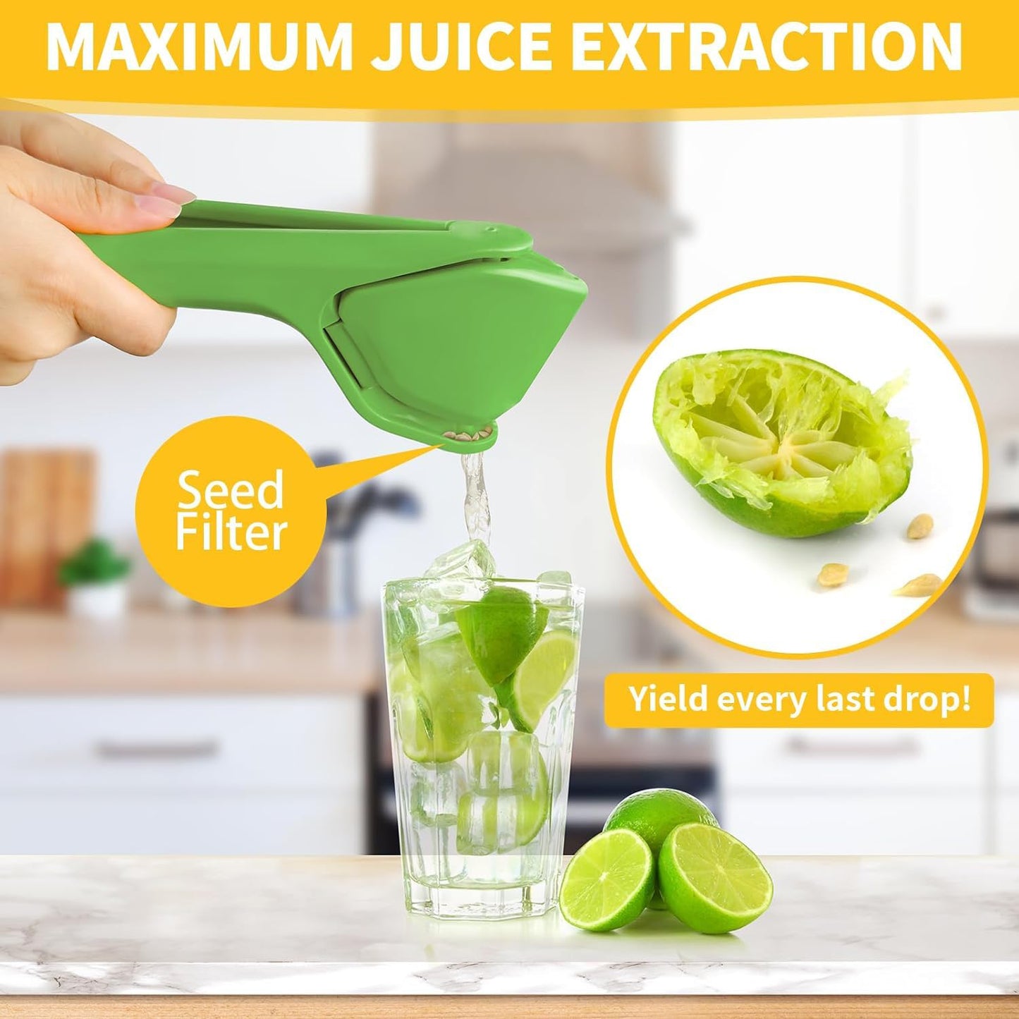 Liger Plastic Manual Handheld Lemon Orange Squeezer Juice (1 Pc) - Happy Price - Image 5