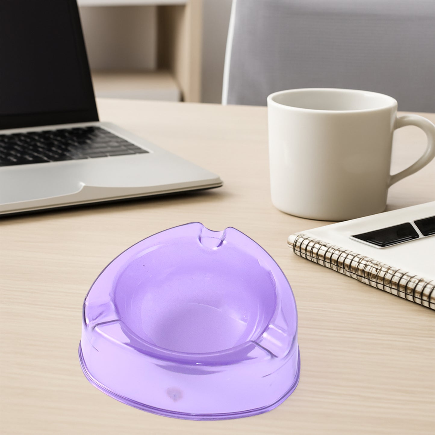 Oblivion Transparent Pueple Plastic Ashtray (1 Pc) - Happy Price - Image 5