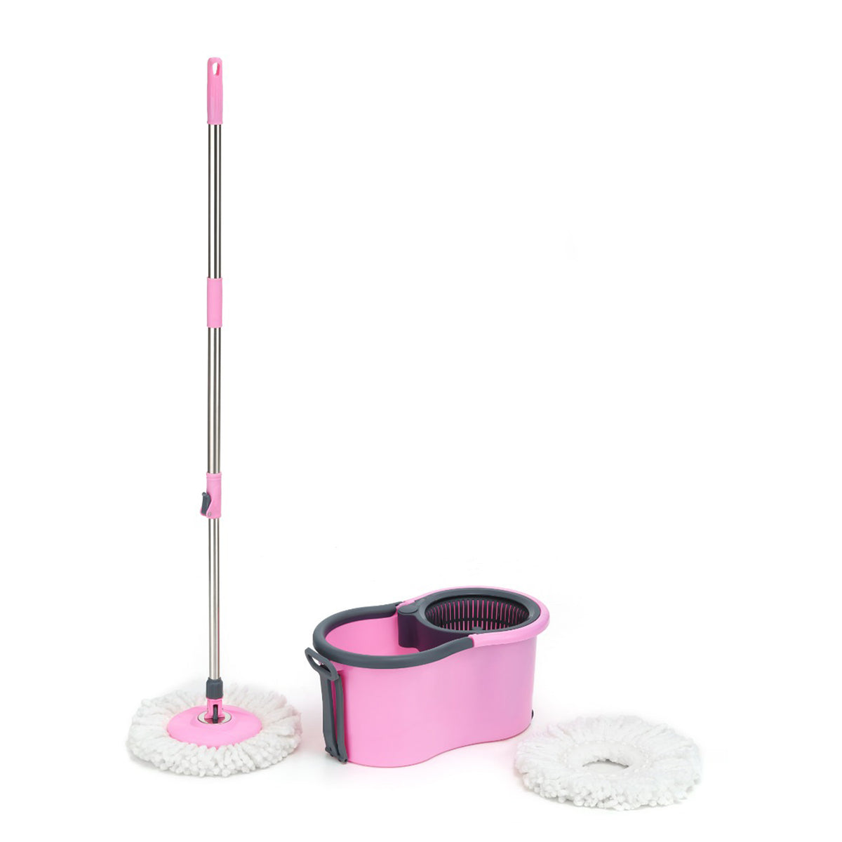 Quick Spin Mop Plastic Spin Bucket Floor Cleaning Easy Wheels Big Bucket Floor Cleaning Mop With Bucket - Happy Price - Image 7