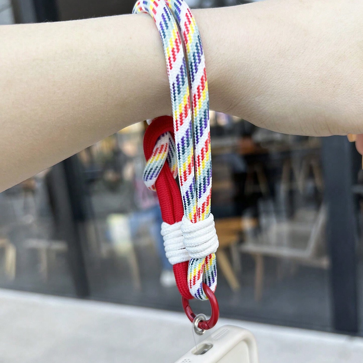 Universal Lanyard For Phone Cross-body Cell Phone Lanyard With All Smartphones (1 Pc 52 Inch Multicolor) - Happy Price - Image 6