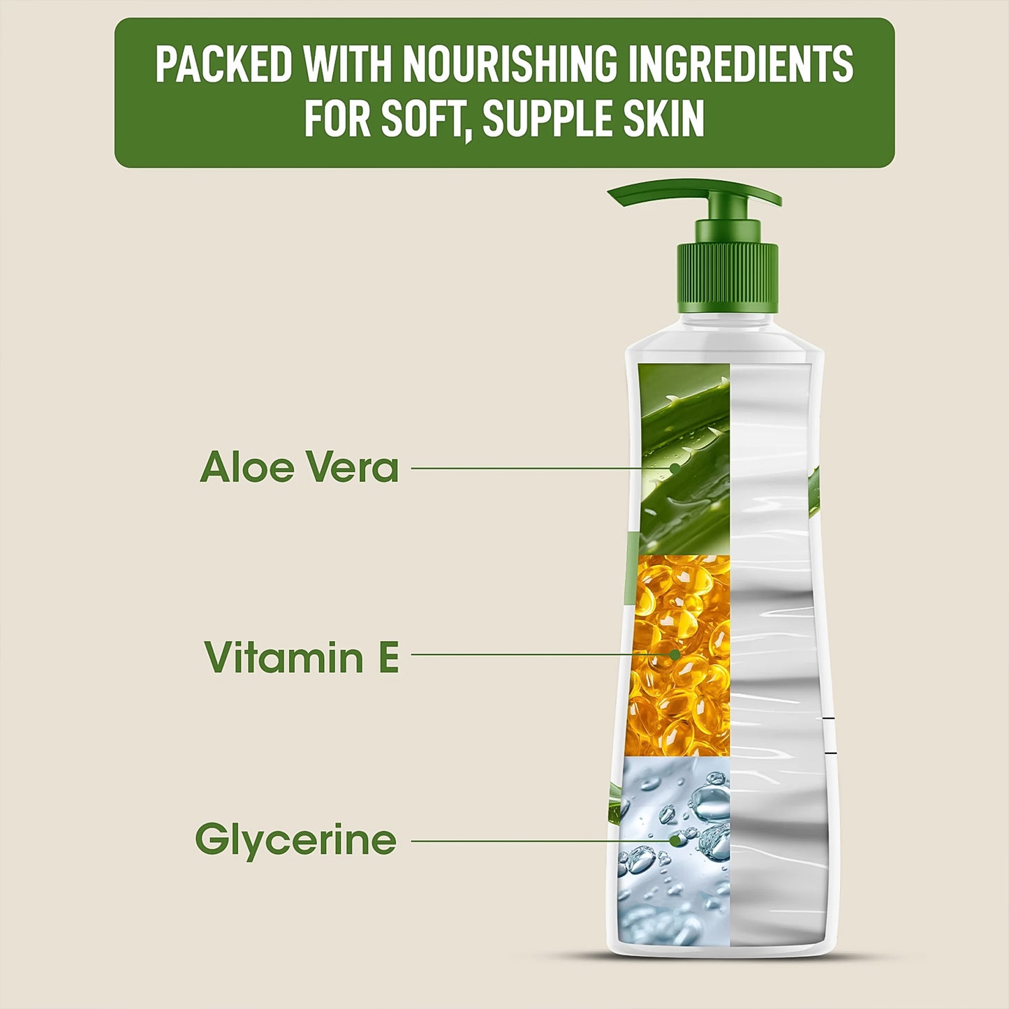 Aloe Vera Body Lotion with SPF 30 - 350ml Hydrating & Soothing Formula - Happy Price - Image 6
