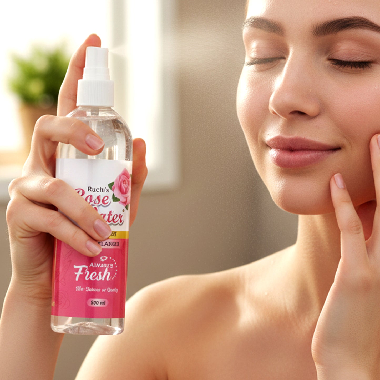 Rose Water Face Mist Spray - 500 ML Refreshing Toner for Skin Hydration - Great Price - Image 6