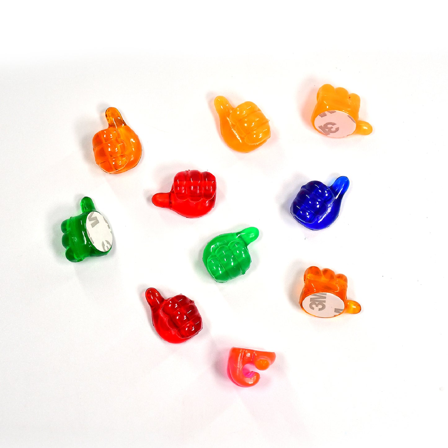 10 Pcs Hand Shape Wall Clips for Keys & Cables - Happy Price - Image 7