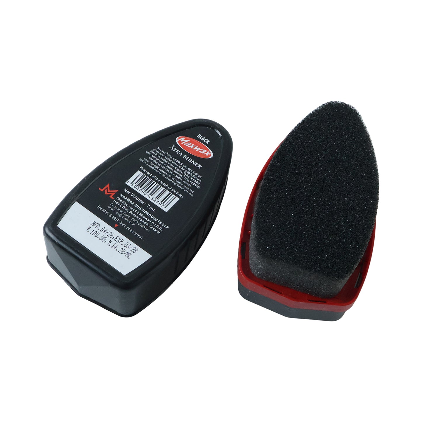 Maxwax Black Instant Shoe Shiner (1 Pc 7 Ml)
