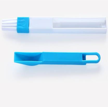 2 In 1 Multi-function Plastic Window Slot Keyboard Wardrobe Dust Removal Cleaning Brush - Happy Price - Image 5