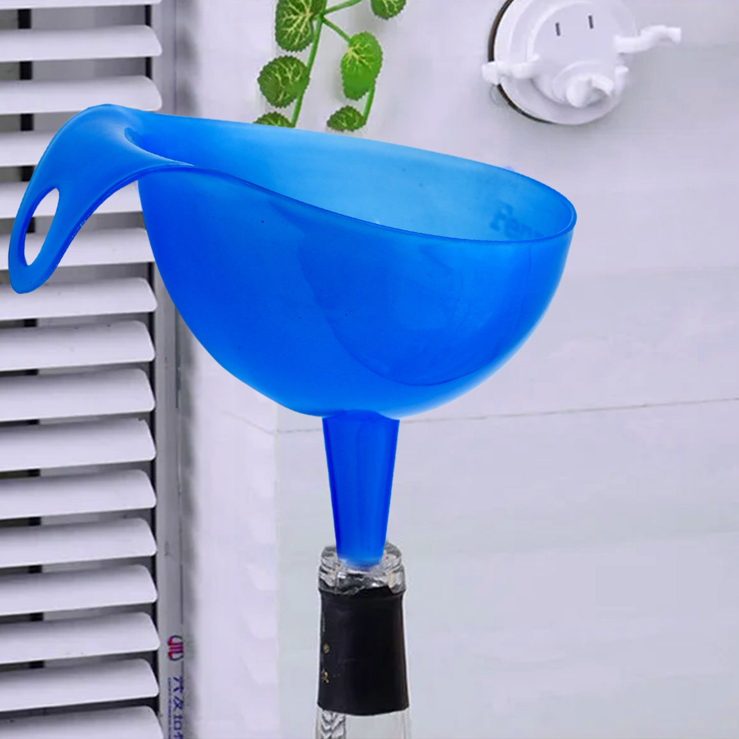 Plastic Funnel For Pouring Oil Sauce Water Juice Cooking Oil Powder Small Food-grains Food Grade Plastic Funnel (1 Pc) - Happy Price - Image 3