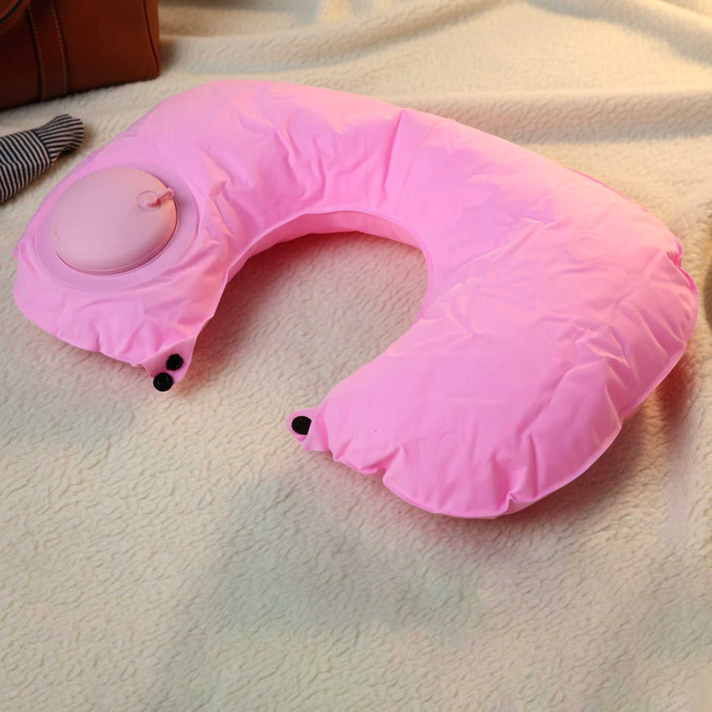 Comfortable Inflatable Neck Pillow for Travel (1 Pc) - Great Price - Image 6