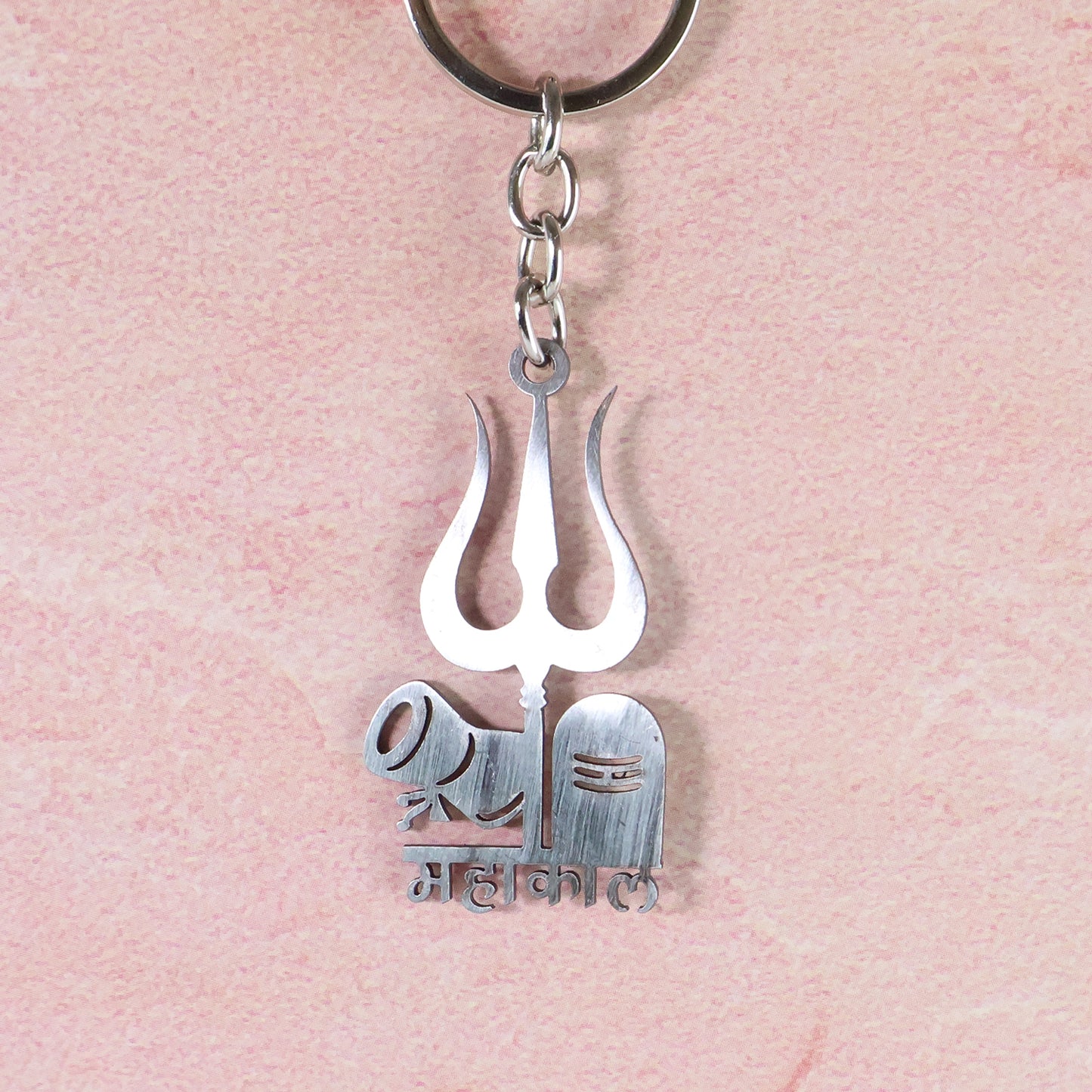 Mahakal Trishul Shivling Metal Keychain - 1 Piece - Happy Price - Image 4
