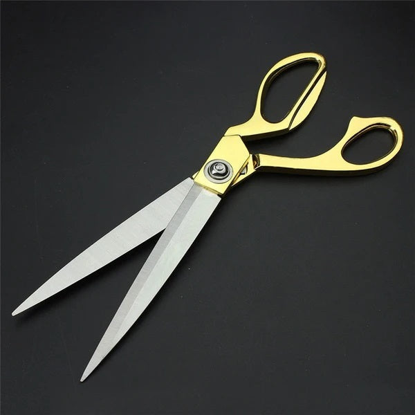 Golden Stainless Steel Tailoring Scissors for Professional Cloth Cutting - Happy Price - Image 6