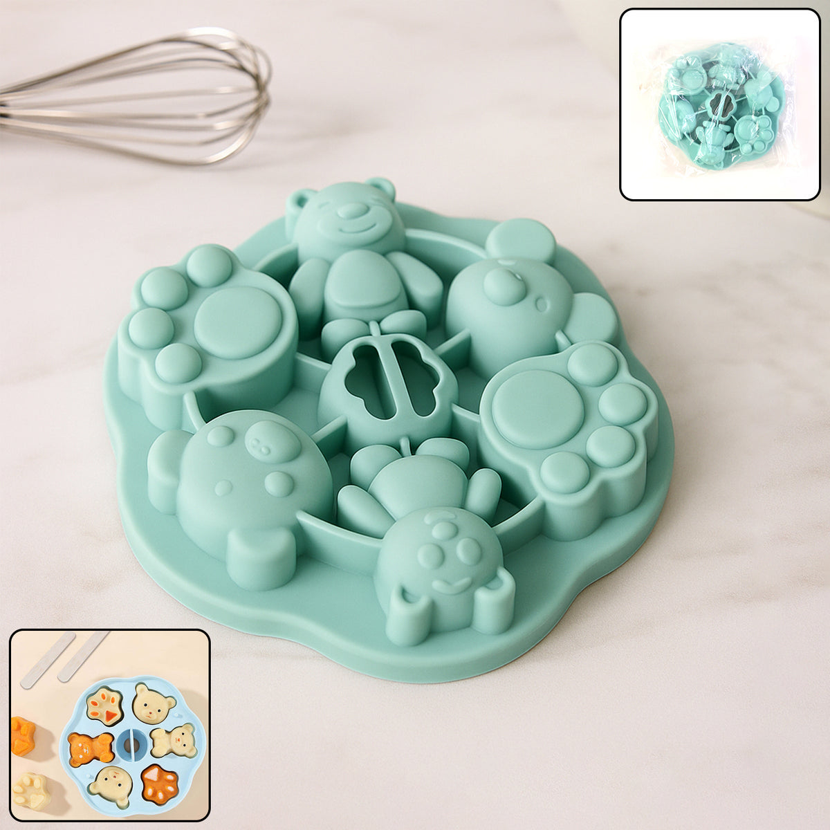 Cartoon Shape Silicone Mold for Chocolate, Jelly & Candy (1 Pc) - Happy Price - Image 2