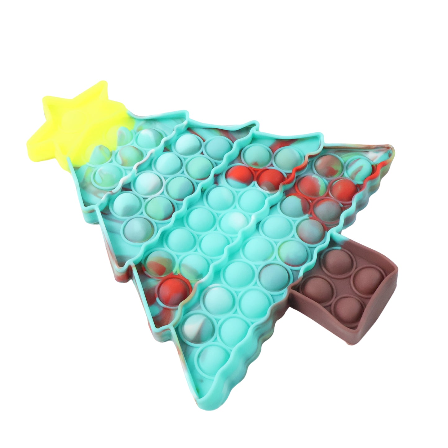 Tree Shape Silicone Pop It Fidget Toy for Stress Relief - 1 Pc - Happy Price - Image 2